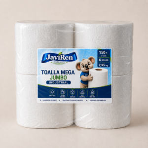 Imagen comercial de Toalla Mega Jumbo 150 m Pack 4
