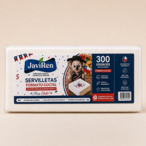 Imagen comercial de Servilletas Fiestas Patrias 300 unidades — Pack 10 bolsas